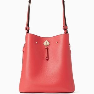 Kate spade leather large bucket bag